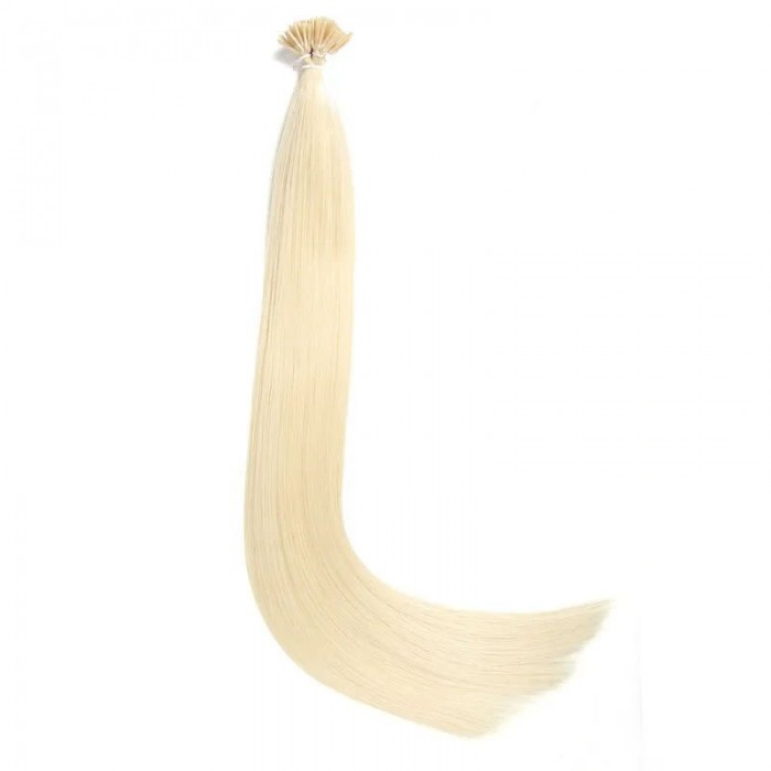 UNice 0.5 g/s 100S Kératine Stick I-tip UNice Droit Remy Humain Cheveux Extensions 
