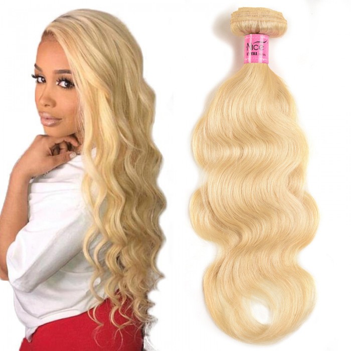 UNice Cheveux Body Wave 1 Paquet 100% Brésilien Vierge Humain Cheveux 613 Blonde Couleur
