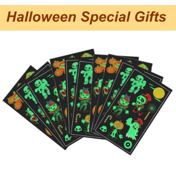 UNice Halloween Exclusive Gifts Luminous Stickers X 10 PCs