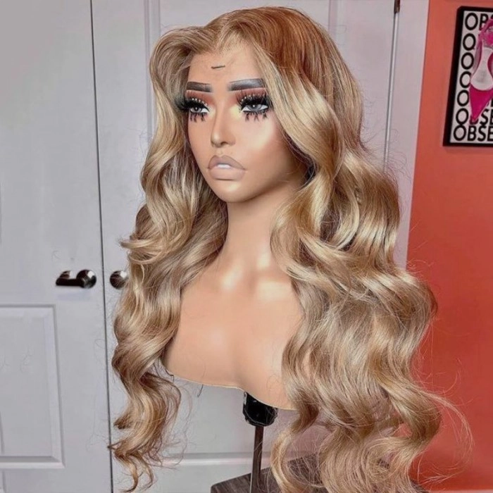UNice 13x4 Lace Front Body Wave Ash Blonde Pre-Everything Perruque
