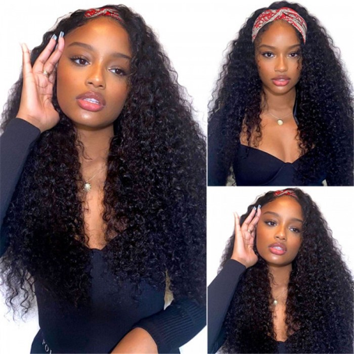 UNice En Vogue Afro Kinky curly Bouclé Demie Perruques pour Femmes 150 Densité