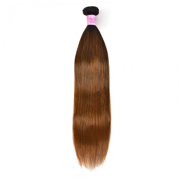 UNice Supérieure Tissage Cheveux Humains Droits 1 Paquet Offre #FB30 Cheveux Coloré
